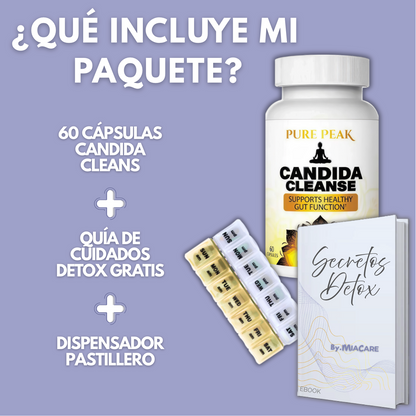 CANDIDA CLEANSE® DETOX NATURAL - 60 cápsulas